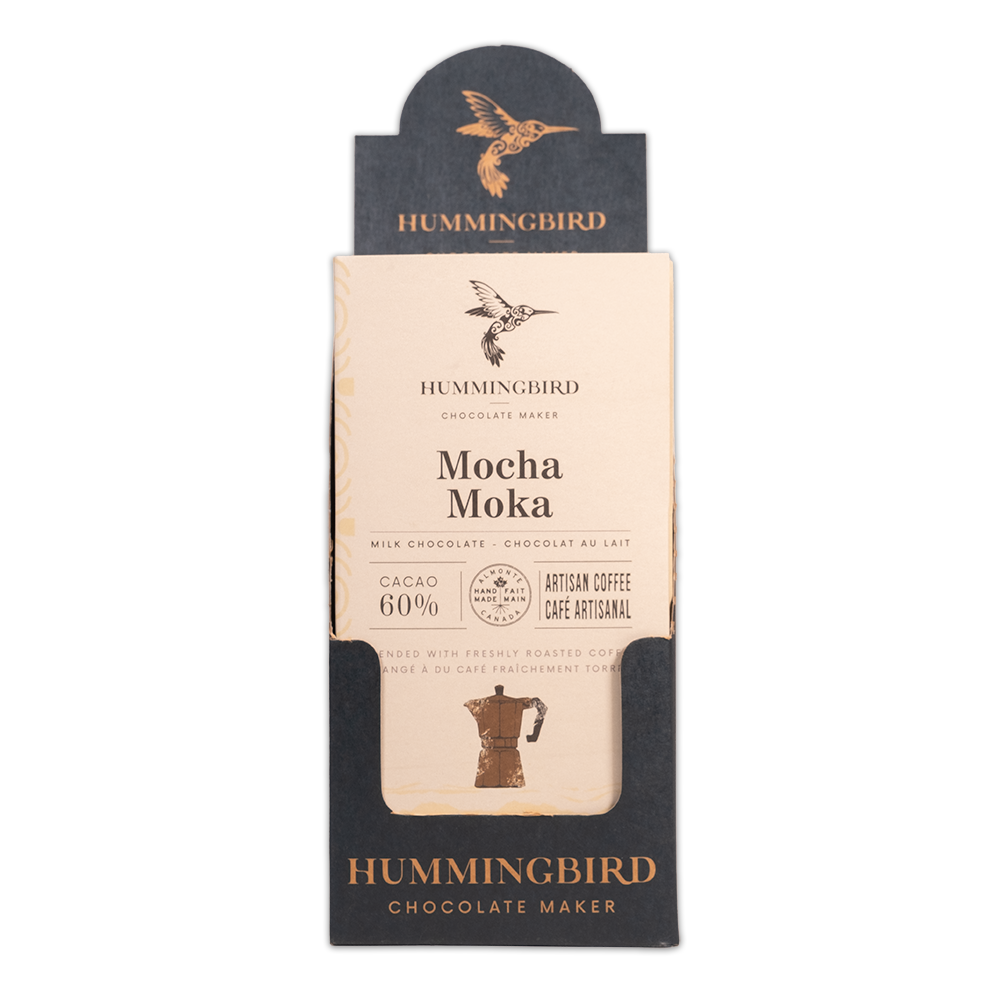 60g Bars - Mocha Milk 60% Case of 12