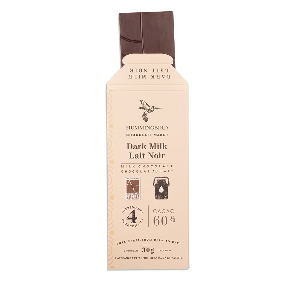 30g Bars - Dark Milk 60% Case of 12