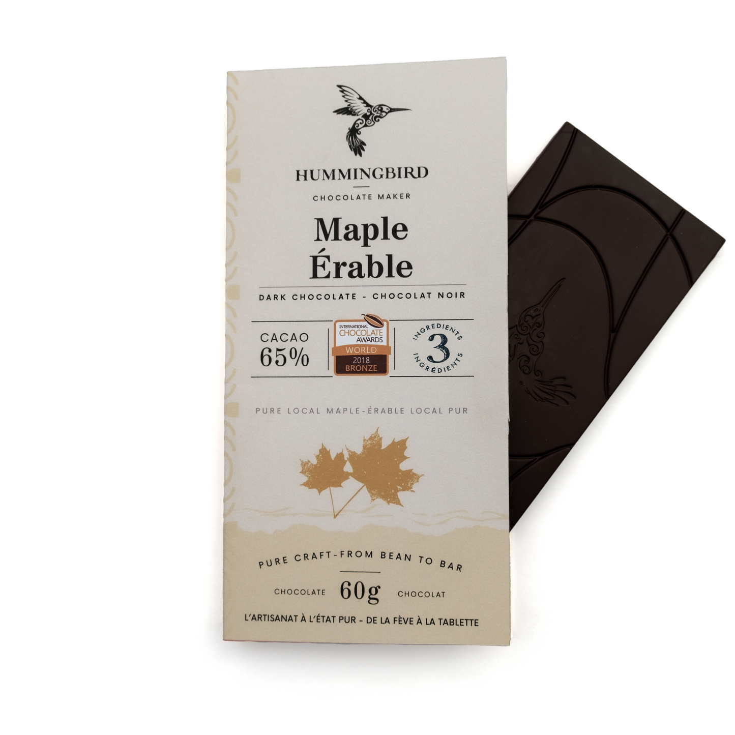 60g Bars - Maple 65% Case of 12