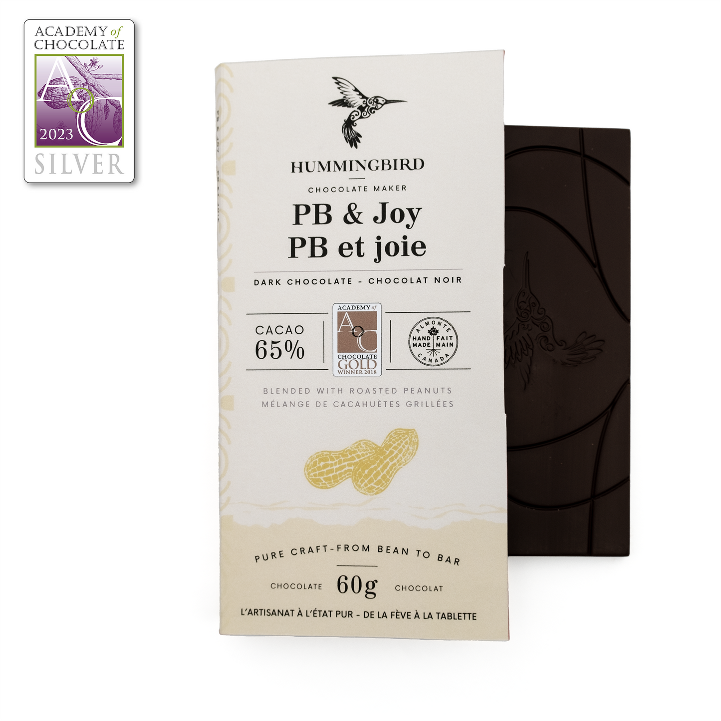 60g Bars - PB & Joy 65% Case of 12