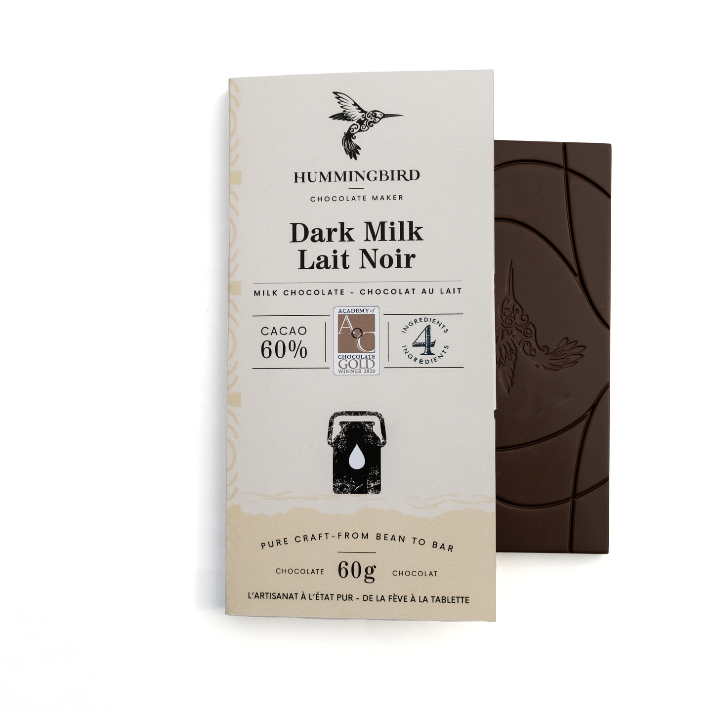 60g Bars - Dark Milk 60% Case of 12